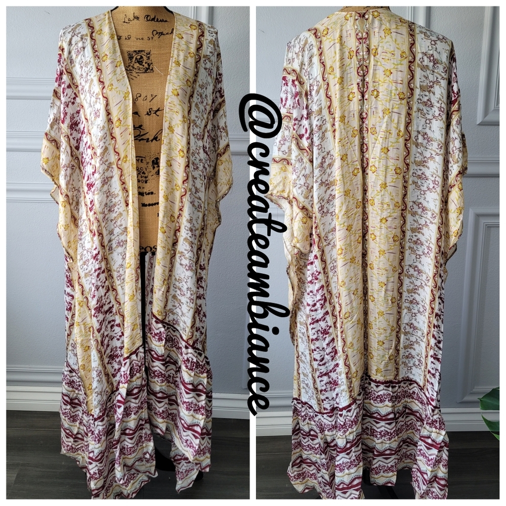 Free People Ruffle Kimono - Picture 3 of 5